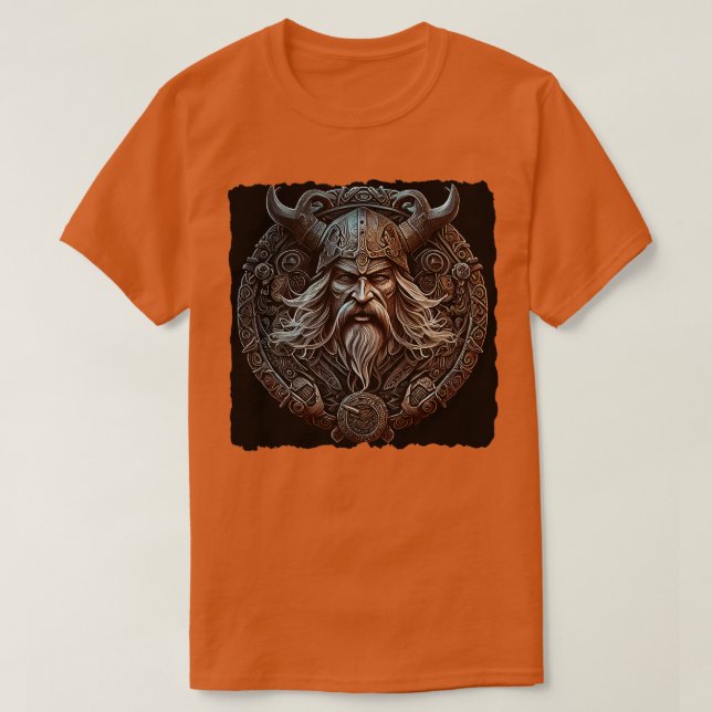 Camiseta Viking Warrior Emblem (Diseño del anverso)