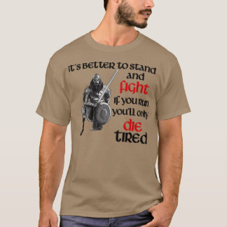 Camiseta Viking Warrior Stand and Fight