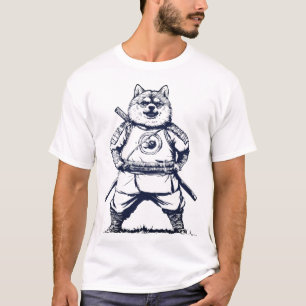 Camiseta Viking Wolf Warrior - Animal medieval de fantasía