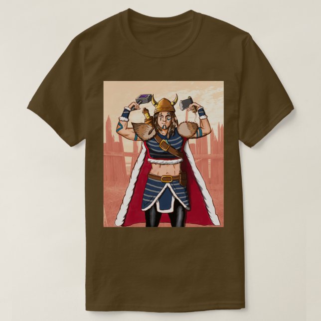 Camiseta Viking woman warrior Classic TShirt (Diseño del anverso)