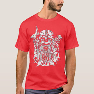 Camiseta Viking World nuestro Dios Nordic Odin Norse Mascul