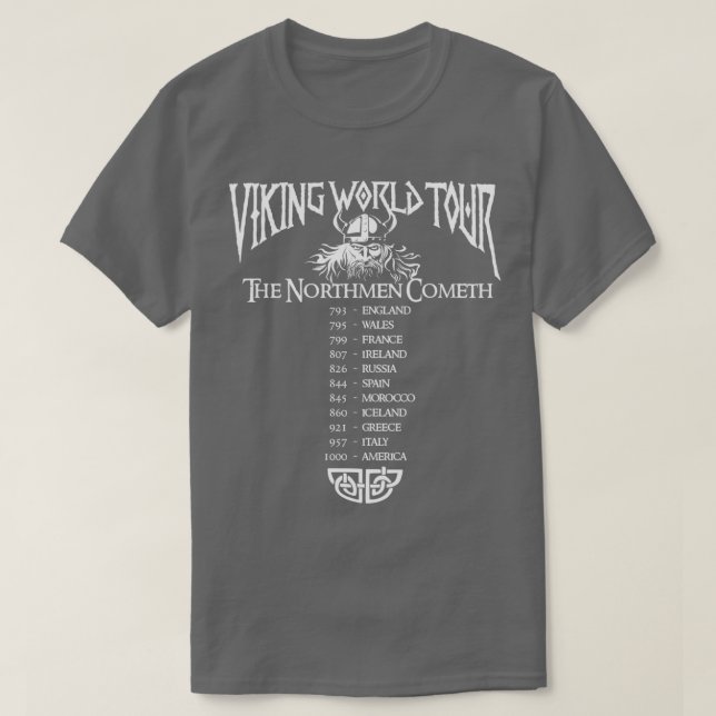Camiseta Viking World Tour (Diseño del anverso)