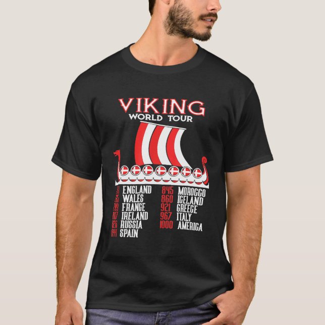 Camiseta Viking World Tour Dinamarca Vik (Anverso)