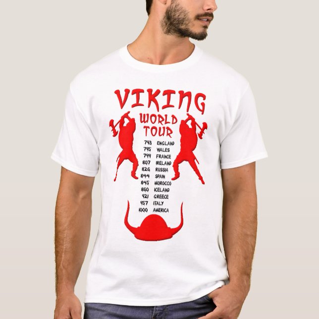 Camiseta Viking World Tour ShirFront (Anverso)