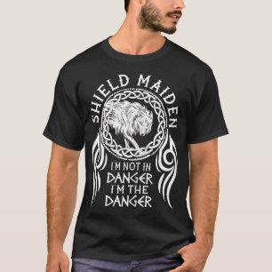 Camiseta Vikingas mujeres vikinga fenrir shieldmaiden Lager