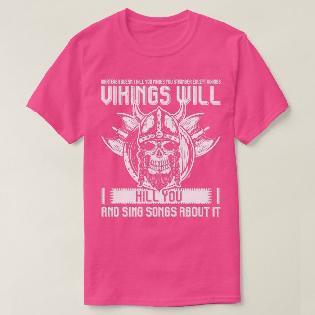 Camiseta Vikings (Diseño del anverso)