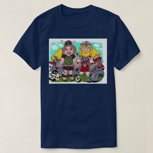 Camiseta Vikings 1 1 (Diseño del anverso)