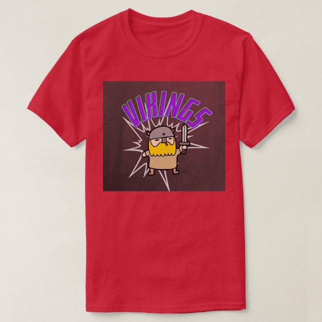 Camiseta Vikings 2 8 (Diseño del anverso)