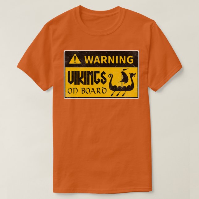 Camiseta Vikings a bordo (Diseño del anverso)