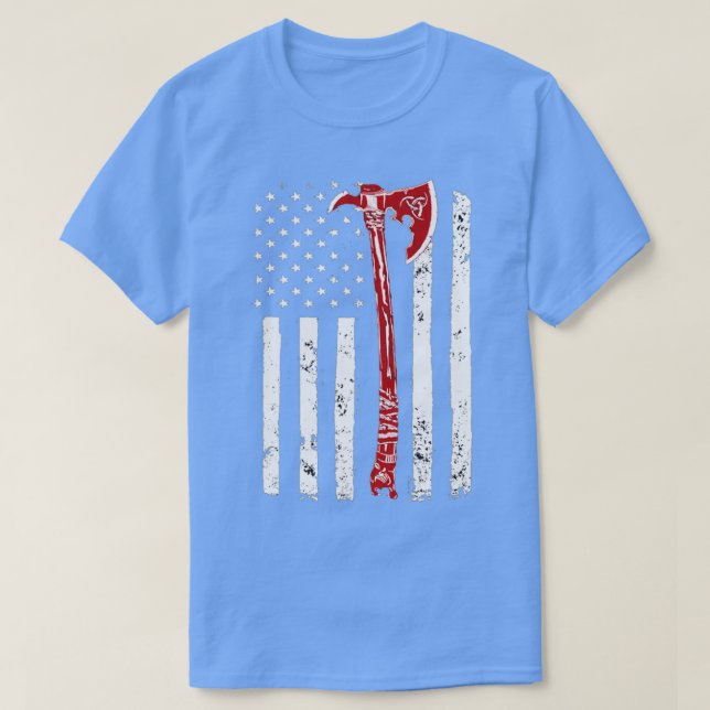 Camiseta Vikings Ax Classic TShirt (Diseño del anverso)