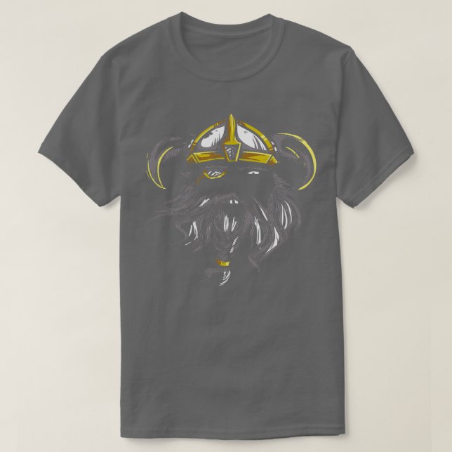 Camiseta Vikings con barba Guay Rangar Design (Diseño del anverso)