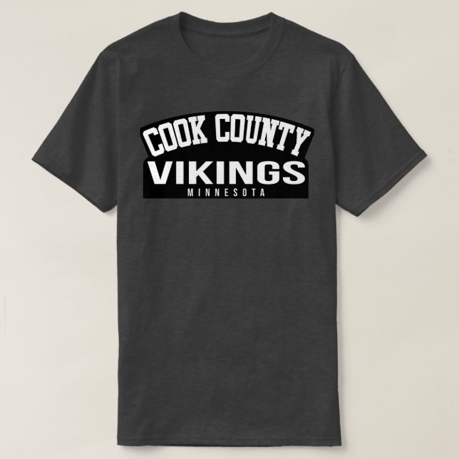 Camiseta Vikings de la escuela secundaria del condado de Co (Diseño del anverso)