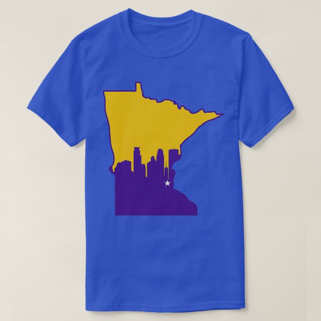 Camiseta Vikings de la línea aérea estatal de Minnesota (Diseño del anverso)
