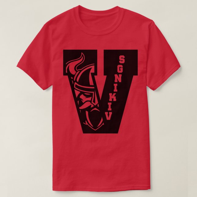 Camiseta Vikings en V Letter Sport (Diseño del anverso)