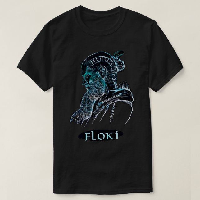 Camiseta vikings-floki (Diseño del anverso)