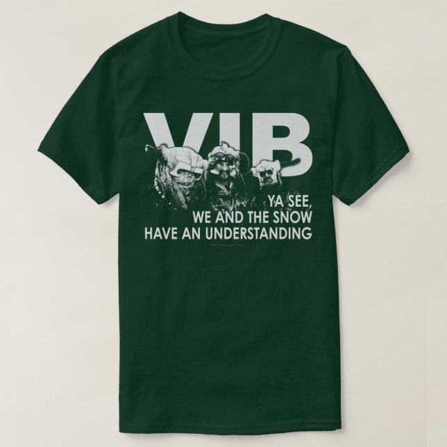 Camiseta Vikings In Black We and the Snow (Diseño del anverso)