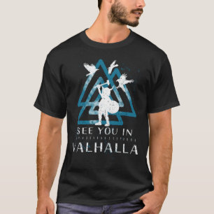 Camiseta Vikings Norse Mythology Nórdica Wiking See You In 