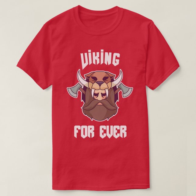 Camiseta Vikings para siempre (Diseño del anverso)