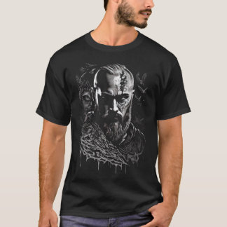Camiseta vikings ragnar lothbrok para los hombres fanáticos
