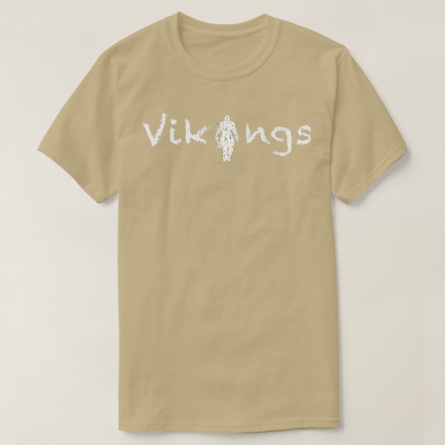 Camiseta Vikings Ragnarx27s Silhouette (Diseño del anverso)