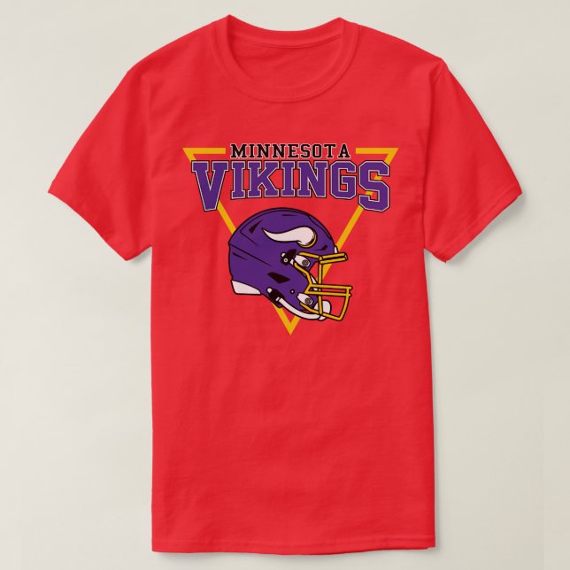 Camiseta Vikings Retro (Diseño del anverso)