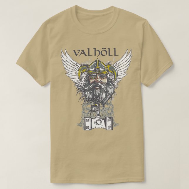 Camiseta Vikings Valhala (Diseño del anverso)