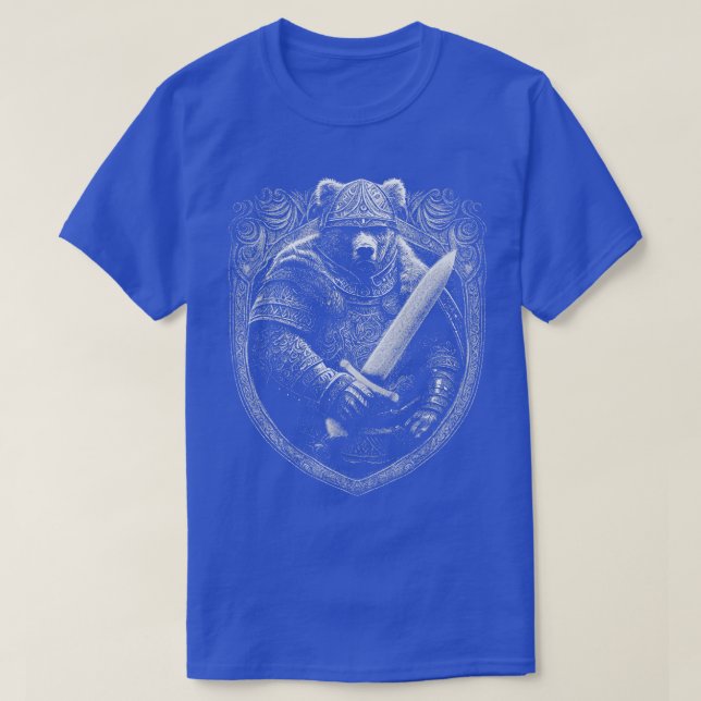 Camiseta Vikings Viking Norse Norsemen Bear Nórdico (Diseño del anverso)