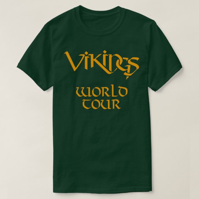 Camiseta Vikings World Tour (Diseño del anverso)