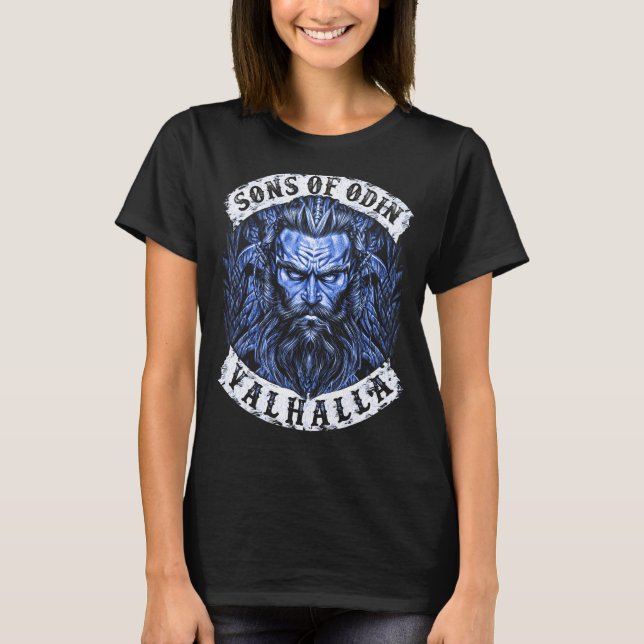 Camiseta VIKINING RISE-HIJOS DE ODIN- Valhalla Vikings Nors (Anverso)