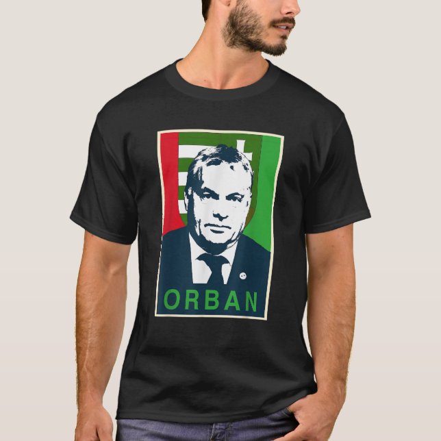 Camiseta Viktor Orban Primer Ministro de Hungría Icónico (Anverso)