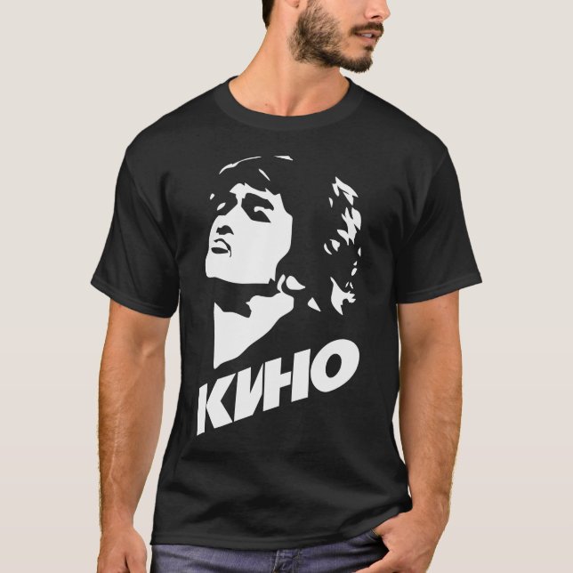 Camiseta Viktor Tsoi (Виктор Цой) - Kino Classic T-Shirt (Anverso)