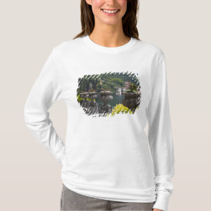 Camiseta Villa Monastero, jardines y lago, Varenna,