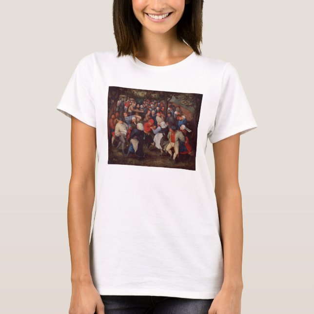 Camiseta Village Dance (oil on panel) (Anverso)