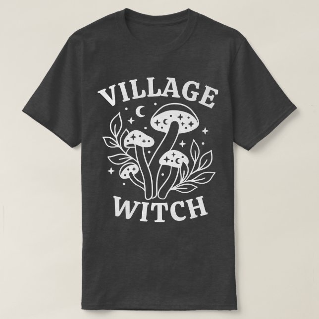 Camiseta Village Witch, Witchy Mushroom  (Diseño del anverso)