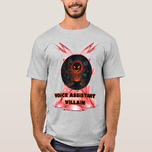 Camiseta Villain, asistente de voz