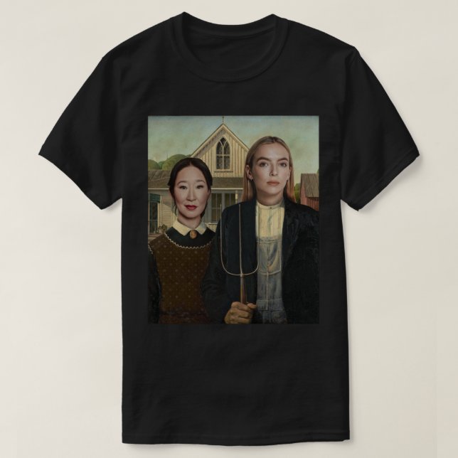 Camiseta Villanelle y la víspera de la matanza gótica estad (Diseño del anverso)
