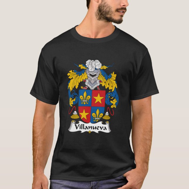 Camiseta Villanueva Coat of Arms - Family Crest Shirt Essen (Anverso)