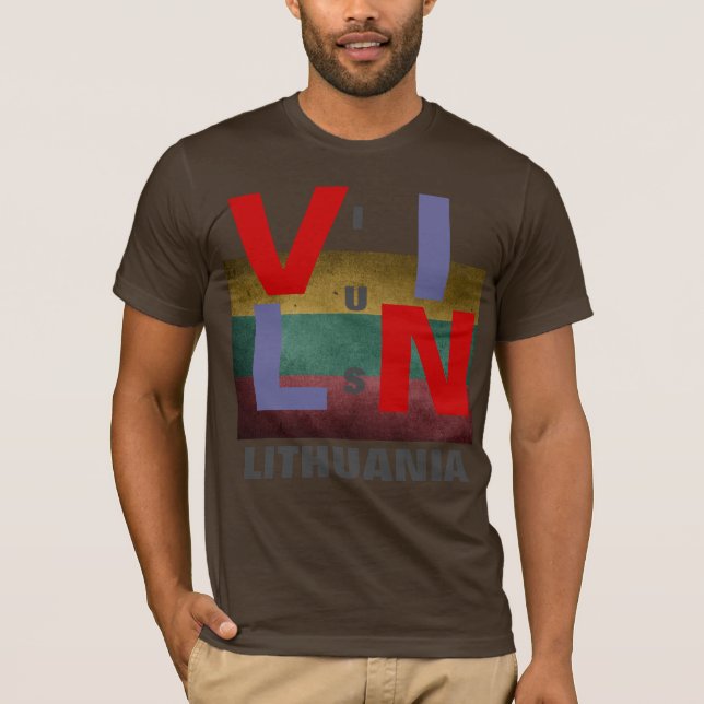 CAMISETA VILNIUS LITHUANIA (Anverso)