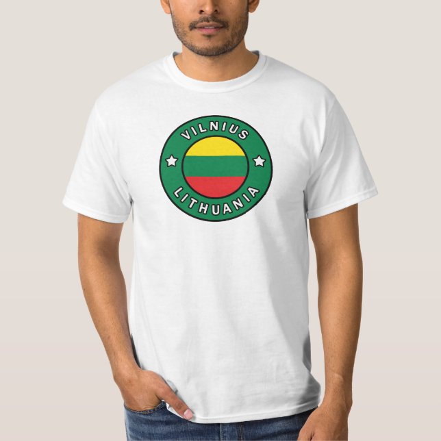 Camiseta Vilnius Lituania (Anverso)