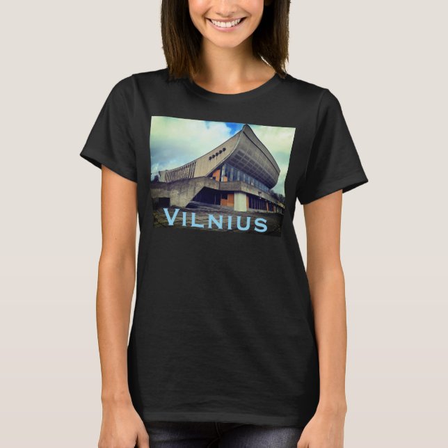 Camiseta Vilnius Soviet Brutalist Architecture - Lithuania (Anverso)