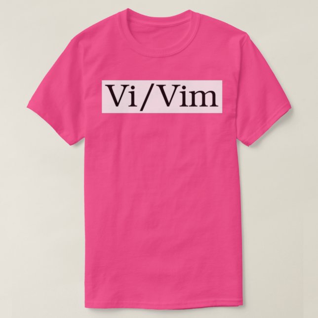 Camiseta Vim Pronouns (Diseño del anverso)