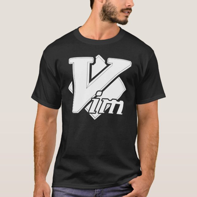 Camiseta Vim Vi IMprovic White Logo Script Texto Cla (Anverso)