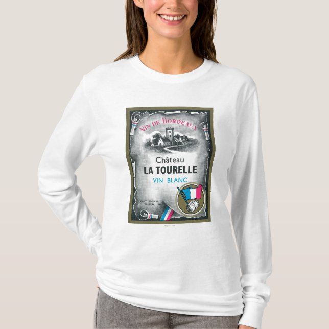 Camiseta Vin De Bordeaux Wine LabelEurope (Anverso)