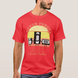 Camiseta Vin de Edición Limitada Cumpleaños 1981 Nunca Olvi