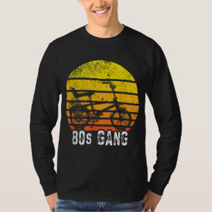 Camiseta Vin hipster de pandilla de motociclismo de alto ni
