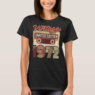 Camiseta Vinage 1972 con cinta cassette