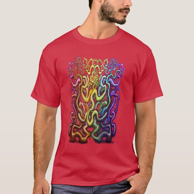 Camiseta Viñas entrelazadas de la vida (Anverso)