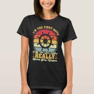 Camiseta Vinatge Retro Primera Compañera que yo soy el que