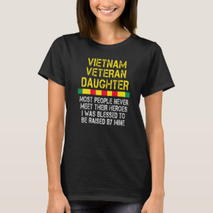 Camiseta Vinatge Vietnam Vetran Hija Shirt Veteran Day