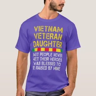 Camiseta Vinatge Vietnam Vetran Hija Shirt Veteran Day